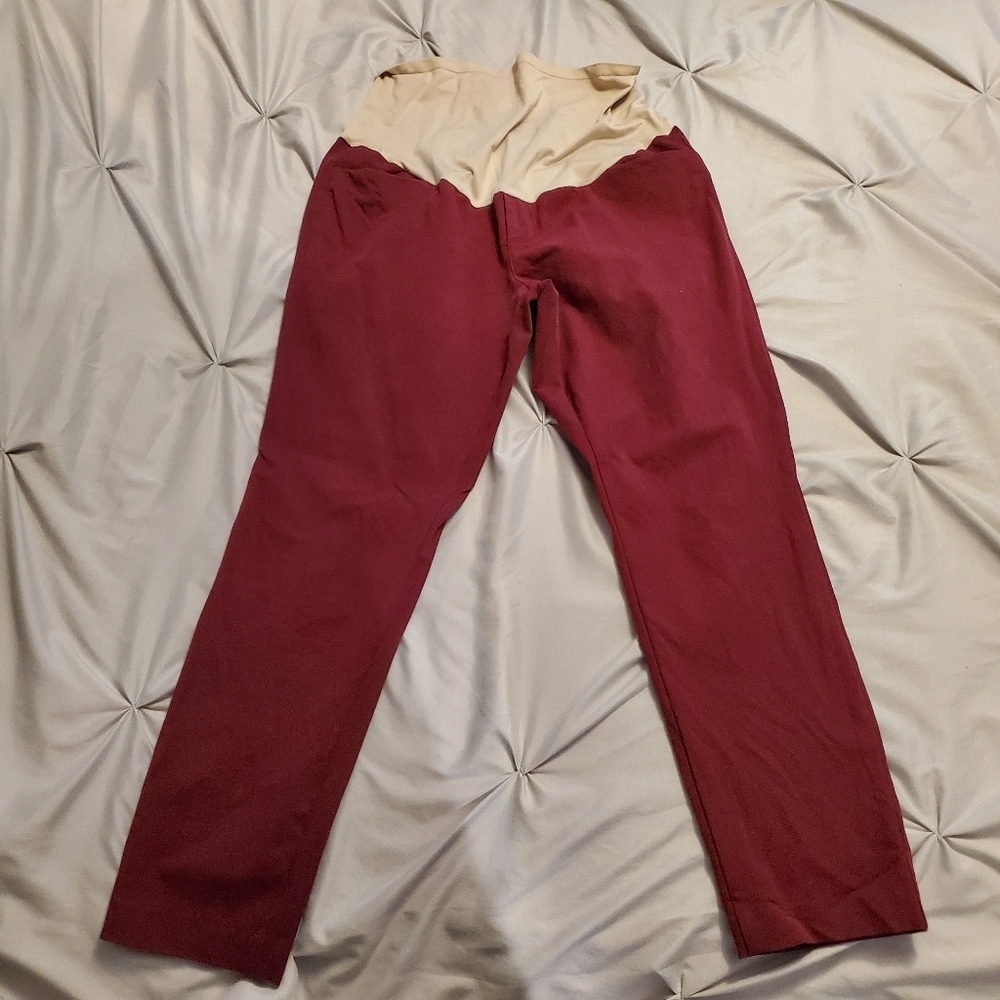Maroon Full Panel Pixie Pants - image 4